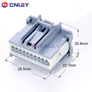 20 pin không thấm nước nữ nối dây khai thác ổ cắm cho Ford máy tính cắm 34729-0201 - Product Image 2