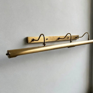 Handmade 6 Light Brass Picture Light Antique Brass Wall <b>Vanity</b> Fixture Modern Art Lamp Adjustable Wall Mounted <b>Lighting</b> - Product Image 1
