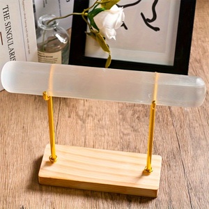 Barra di Cristallo di Selenite Naturale all'Ingrosso, Pietra Curativa con Supporto per Decorazione d'Interni - Product Image 5