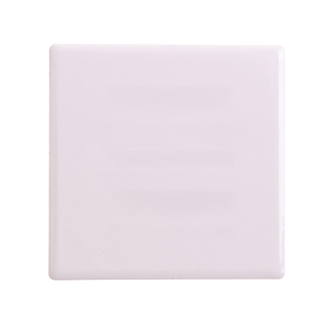 Dessous de verre blanc carré en céramique de 10cm pour sublimation avec tapis et tampons de vente promotionnelle - Product Image 4
