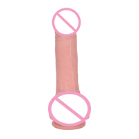 Dildo réaliste imperméable et flexible avec ventouse pour adultes, énorme dildo avec boules, vibromasseur, jouet sexuel pour femmes et couples