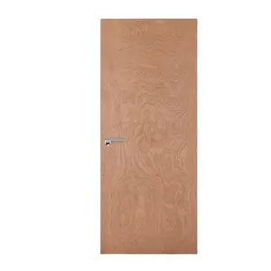 单板芯木实心装饰平面设计胶合板平开门复合打磨未完成木门