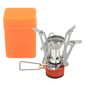 Estufa de Gas Portátil Ultraligera para Acampar al Aire Libre, Todo en Uno, para Mochileros, con 4 Quemadores, de Acero, para Picnic, con Encendido Piezoeléctrico - Product Image 2