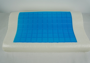 Almohada Viscoelástica de Gel Hidrogel Aqua Gel con Gel Refrigerante y Espuma Viscoelástica para Contorno del Cuello - Product Image 3