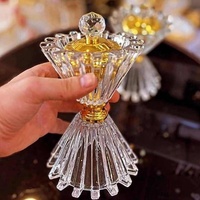 Brûleur d'encens en cristal arabe du Moyen-Orient, décoration d'intérieur, articles décoratifs pour mosquée, encens au bois de santal