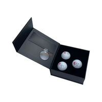 Caja de Regalo Ecológica Personalizada en Forma de Libro para Pelotas de Golf, con Cierre Magnético y Espuma