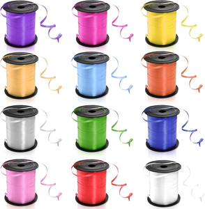 Ruban en plastique ondulé de 250 yards, biodégradable, pour Pâques, joyeux anniversaire, Halloween, Nouvel An, mariage, fête - Product Image 6