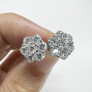 1 Coppia di Orecchini S925 in Argento Sterling, Stile Europeo e Americano con Zirconi Quadrati e Perle, Orecchini Lunghi Finti di Perle Eleganti e Versatili | SHEIN ALIA