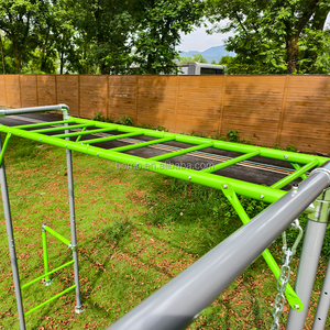 Zoshine Premium attrezzature per il Fitness all'aperto forte struttura in metallo scimmia bar e altalena Set per parco giochi per bambini - Product Image 6