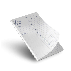 Custom <strong>Hourly</strong> Productivity Organizer Timebox <strong>Planner</strong> Daily to Do List Notepad with 60 Undated Tear Off Sheets - Product Image 1