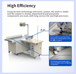 EISENKO RD-SFL100 High Efficiency Low Consumption <b>Automatic</b> S-Fold Curtain <b>Sewing</b> <b>Machine</b> CE Certified PLC Controlled 220V 1 - Product Image 5