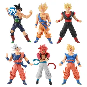 Figuras de accion coleccion Action Figures Doll Goku Vegeta Gogeta 6 Pieces of Figurines Set anime figure Dragoned a ball z toys