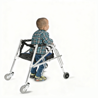 Aide à la marche pour enfant atteint de paralysie cérébrale, marcheur pour hémiplégie, cadre de maintien debout pour l'entraînement des membres inférieurs avec roues