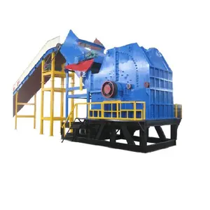 Automobiles car vehicle Engine Oil Filter cutting crushing Recycling Recycle production line automatic