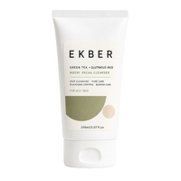 EKBER Nettoyant Visage au Thé Vert Mochi, Viral TikTok, Meilleure Vente, Doux, Équilibrant l'Huile, Anti-acné, Traitement de l'Acné, Lavage du Visage, OEM