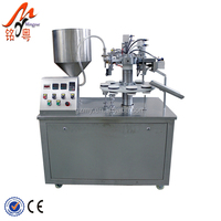 Machine de remplissage et de scellage semi-automatique de tubes en plastique de haute qualité pour crème pour les mains, nettoyant, gels d'alcool