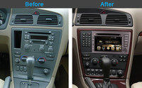 Autoradio Android avec Navigation GPS, Lecteur Stéréo Intelligent Multimédia pour Voiture, 7 Pouces, pour VOLVO S60/V70/XC70 2001-2004