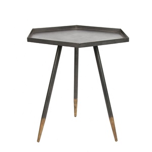 Nuevo Modelo de té de madera <span class=keywords><strong>hexagonal</strong></span> Simple Mini habitación nórdica de la <span class=keywords><strong>mesa</strong></span> de café - Product Image 2