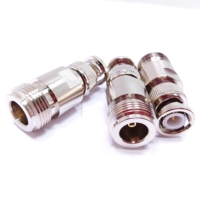 Adaptateur direct d'usine, adaptateur coaxial RF en laiton, prise jack femelle droite vers fiche mâle BNC