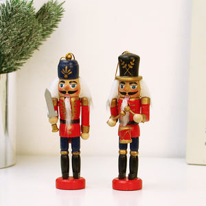 크리스마스 넛크래커 장식 세트 나무 넛크래커 크리스마스 트리 장식 인형 선물 - Product Image 6