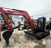 Mini-excavatrice Yanmar VIO80 d'occasion, 8 tonnes, excavatrice sur chenilles compacte, excavatrice hydraulique pour la construction