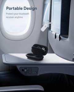 Estuche impermeable para SE/Pro <span class=keywords><strong>V2</strong></span>/Pro/<span class=keywords><strong>Duo</strong></span>, Relay/1Mii Transmisor inalámbrico Receptor Estuche portátil con cremallera para viaje en avión - Product Image 6