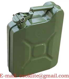Bidon de carburant en métal approuvé par l'OTAN/CE/ONU, surplus, 5/10/20 litres, pour diesel, <span class=keywords><strong>essence</strong></span>, kérosène - Product Image 3
