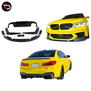 Kit de cuerpo de fibra de carbono con diseño 3D para BMW, 5 series, F90, M5, con alerón delantero y trasero, 2018 a 2020 - Product Image 1