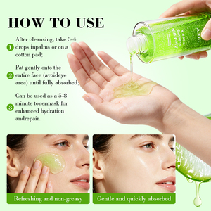 Tonique apaisant IREV à l'<span class=keywords><strong>aloe</strong></span> vera et au PDRN, équilibre huile-eau, contrôle le sébum, minimise les pores, laisse la peau fraîche et non grasse. - Product Image 5