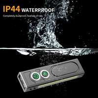 Linterna EDC Magnética Recargable de 2000 Lúmenes, Linterna Plana con Fuente de Iluminación RGB y UV para Exteriores