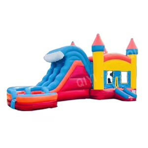 Toboggans de terrain de jeu intérieur et château sautant Maison gonflable en PVC pour parc d'attractions ou parc de trampolines - Product Image 4