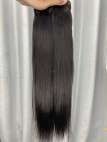 Rambut Remy India Virgin 18 inci bundel ekstensi tenun gelombang bebas kusut ditarik tunggal