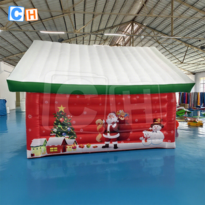 Casa Gonfiabile di Babbo Natale Grotta Gonfiabile di Babbo Natale per Decorazione di Eventi Festivi - Product Image 4