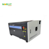 Machine de découpe et de gravure laser CO2 CNC Morlit 3050 5030 4060 50W refroidie à l'eau pour bois, papier, métal, acrylique, verre, caoutchouc