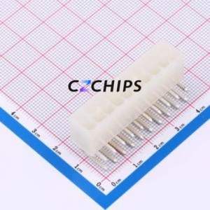 BX-5557-4.2-2-10PWZ Wire-to-Board Pin Header Bent Lead Through Hole,P=4.2mm 2x10P 4.2mm Right Angle Insert Mini-Fit (MX 4.2) - Product Image 1