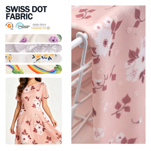 Tela de Puntos Suizos Clásica con Estampado de Puntos, Estilo Casual, Bordado Exquisito para la Fabricación de Prendas en General - Product Image 1