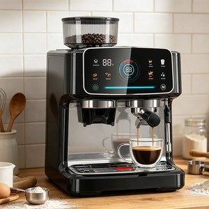 Cafetera Espresso Semiautomática Multifunción, de Fácil Operación, Ahorro de Energía, <span class=keywords><strong>Universal</strong></span> para Hogar y Comercio - Product Image 2