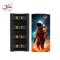 Pantalla LED Flexible a Todo Color para Exteriores P2.976 P3.91 P4.81 P6.25, Pantalla LED Curva Flexible P7.81 P10.42, Panel LED de Alta Frecuencia de Actualización