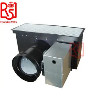 HVAC System Electric Fan Powered Air Cooling VAV Terminal Unit Box Air Conditioning Linear Slot Floor Air Duct Diffuser