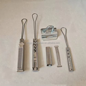 高品質FTTHアクセサリー ステンレス製ドロップワイヤーケーブルクランプ 高張力FTTHクランプ - Product Image 3