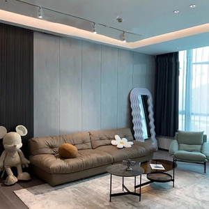 Villa modulaire moderne avec salon familial confortable en tissu - Product Image 4