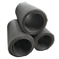 Tissu métallique tissé en rouleau, maille fine 80 microns, maille de 1,5 mm et 3 mm, panneau filtrant en acier inoxydable 304 316L