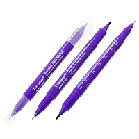 Tatouage/Maquillage Remarque Chirurgical Peau Marqueur Stylo Professionnel Stérile Pointe De Tatouage Pochoir Marqueurs Stylo avec Règle En Papier