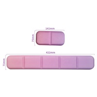 Repose-poignets ergonomique personnalisé en forme de dessin animé violet, tapis de souris gaming, repose-poignets en gel silicone bicolore, pour la maison et le bureau, en stock