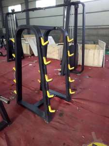 Soporte de Acero Resistente para Barra de Pesas, Multi-Posición, para Gimnasios Comerciales, Directo de Fábrica - Product Image 5
