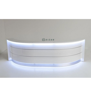 2024, superventas, mostrador de recepción frontal, mesa de escritorio frontal roja <span class=keywords><strong>para</strong></span> oficina - Product Image 5