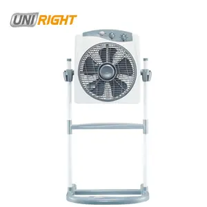 Wholesale 12 inch industrial box fan desktop box fan with retractable height bracket for mini office use