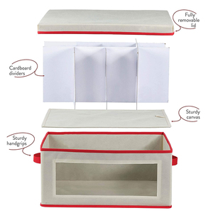 Boîte de rangement, <span class=keywords><strong>Verres</strong></span> <span class=keywords><strong>À</strong></span> <span class=keywords><strong>Pied</strong></span> Coffre De Rangement de Rangement en Verre de Vin, Peut Contenir 12 Rouge ou Blanc <span class=keywords><strong>Verres</strong></span> <span class=keywords><strong>À</strong></span> Vin avec Hard Top et Côtés - Product Image 3