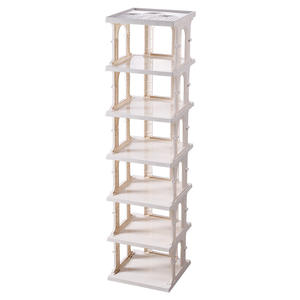 <b>Foldable</b> <b>Shoe</b> <b>Rack</b> Multi Layer Narrow Standing Type For Home Entryway Indoor Outdoor Storage Organization Capacity 10-20 Pairs - Product Image 5