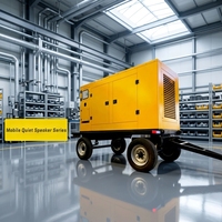Générateur diesel mobile sur châssis ouvert 250 kW/280 kW 312,5 kVA 50 Hz avec démarrage automatique ATS et type silencieux pour utilisation en extérieur